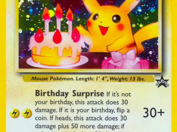 _____'s Pikachu (24) (Birthday Pikachu) [Wizards of the Coast: Black Star Promos]