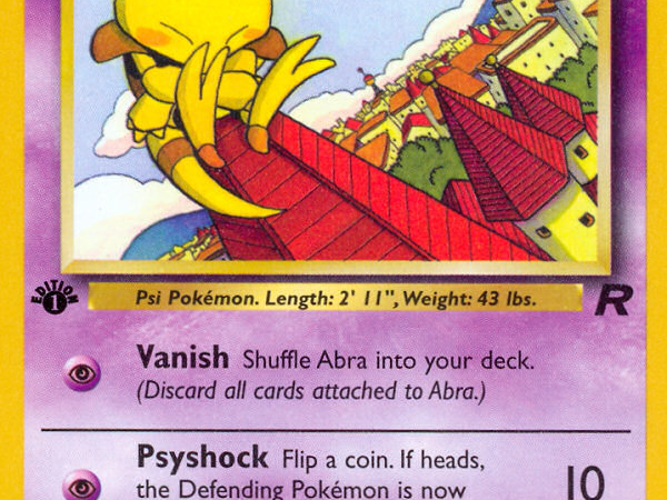 Abra (49/82) [Team Rocket 1st Edition]