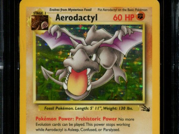Aerodactyl - 1/62 - CGC 7.5 - Unlimited - Fossil - 36312