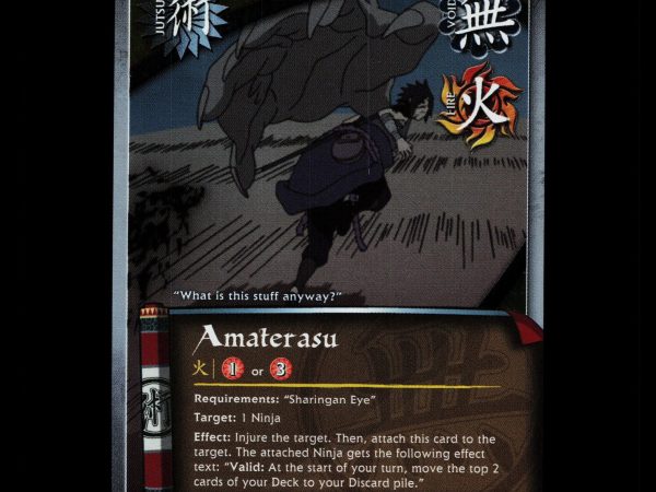 Amaterasu - 823 - NM - 1st Edition Foil - S21 - Naruto CCG - D4-16