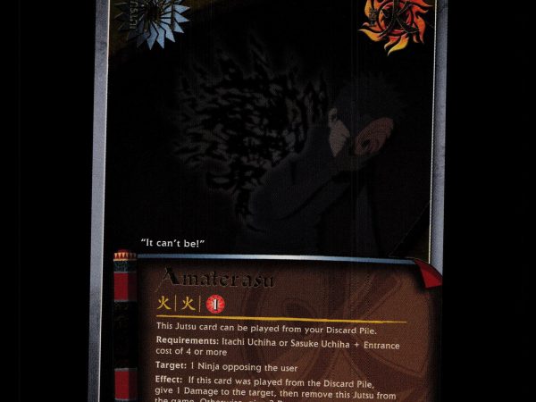Amaterasu - 902 - NM - 1st Edition Foil - S24 - Naruto CCG - D4-107