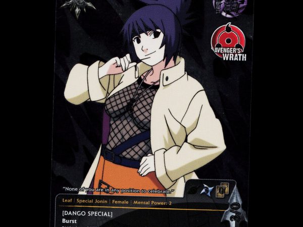 Anko Mitarashi - 1521 - NM - Foil - S26 - Naruto CCG - E1-142