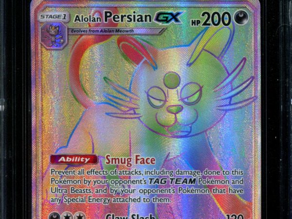 Alolan Persian GX - 257/236 - CGC 8.5 NM/Mint+ - Cosmic Eclipse - 02289