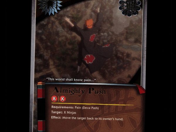 Almighty Push - 888 - NM - 1st Edition Foil - S23 - Naruto CCG - D4-32