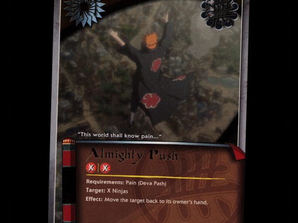 Almighty Push - 888 - NM - 1st Edition Foil - S23 - Naruto CCG - D4-33