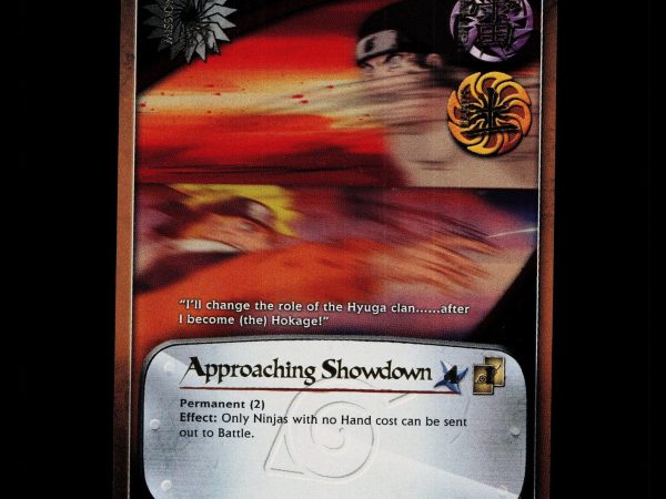 Approaching Showdown - 547 - NM - 1st Edition - Foil - Naruto CCG - D4-229