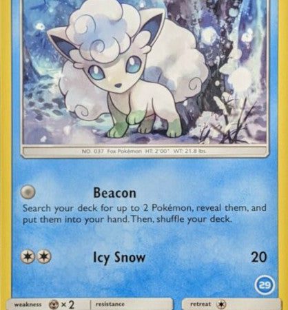Alolan Vulpix (21/145) (Deck Exclusive #29) [Sun & Moon: Trainer Kit - Alolan Ninetales]
