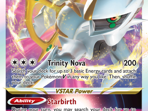 Arceus VSTAR (123/172) (Metal Card) [Sword & Shield: Brilliant Stars]