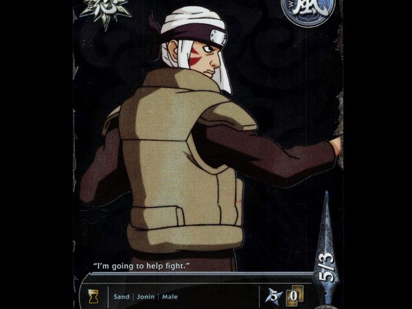 Baki - 1269 - NM - 1st Edition Full Art - S22 - Naruto CCG - D3-92