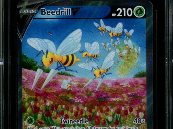 Beedrill V - 161/189 - CGC 9 - Alternate Art - Astral Radiance - Pokemon - 59097