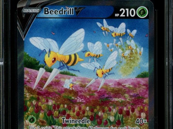 Beedrill V - 161/189 - CGC 9 - Alternate Art - Astral Radiance - Pokemon - 59099