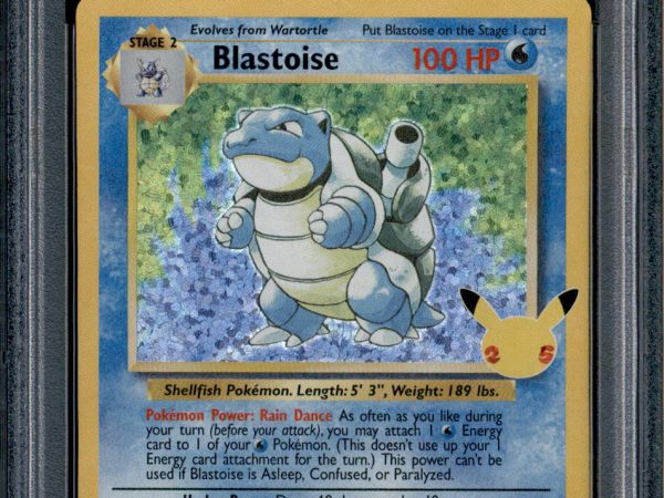 Blastoise - 2/102 - PSA 10 - Holo - Celebrations - Pokemon - 61992