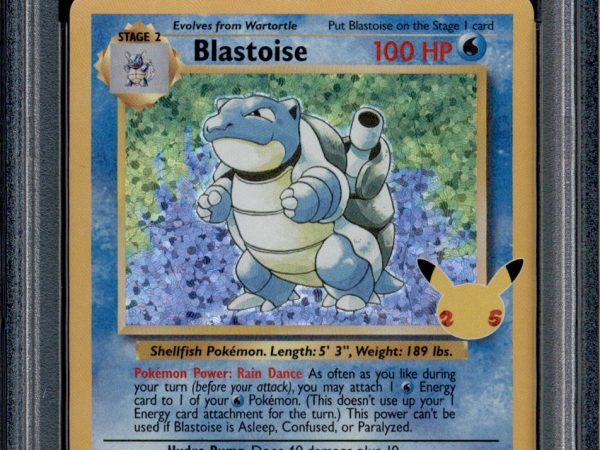 Blastoise - 2/102 - PSA 9 - Holo - Celebrations - Pokemon - 73382