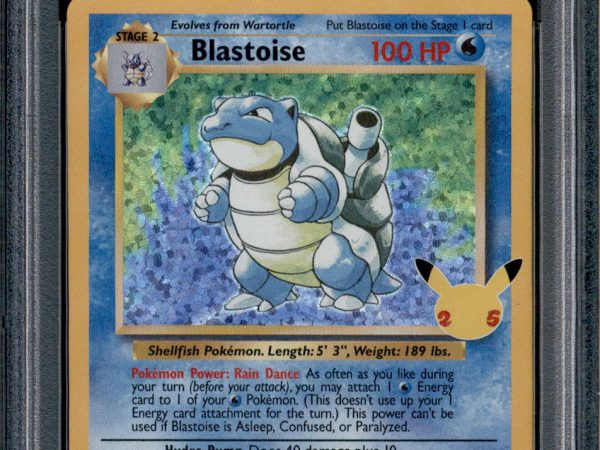 Blastoise - 2/102 - PSA 9 - Holo - Celebrations - Pokemon - 61997
