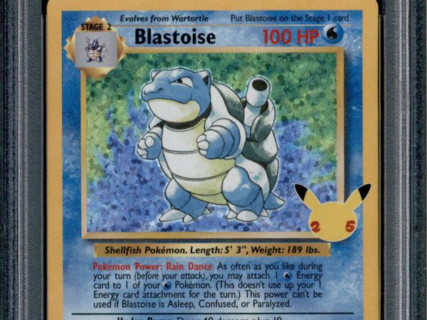 Blastoise - 2/102 - PSA 10 - Holo - Celebrations - Pokemon - 61983