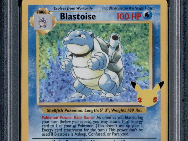 Blastoise - 2/102 - PSA 10 - Holo - Celebrations - Pokemon - 61982