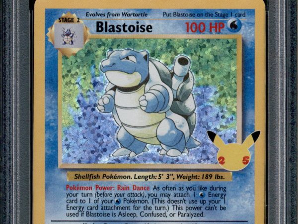 Blastoise - 2/102 - PSA 9 - Holo - Celebrations - Pokemon - 61985
