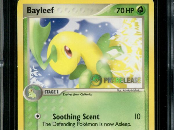 Bayleef - 35/115 - CGC 9.5 Gem Mint - Prerelease Unseen Forces - 36651