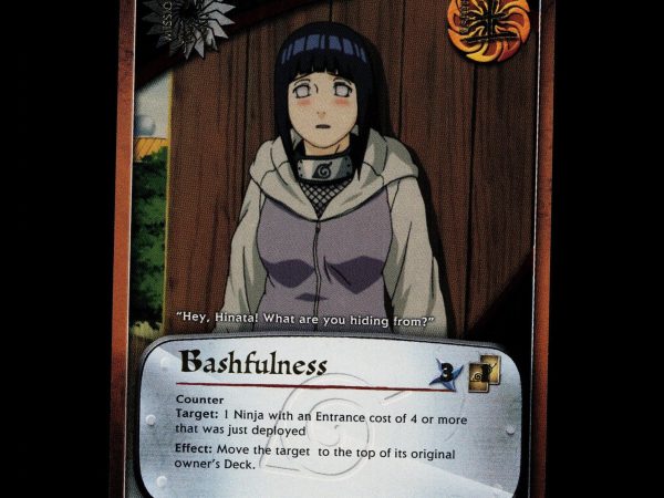 Bashfulness - 534 - NM - 1st Edition - Foil - Naruto CCG - D4-224