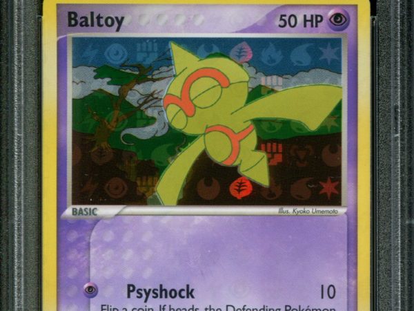 Baltoy - 52/101 - PSA 8 - Reverse Holo - Hidden Legends - Pokemon - 65012