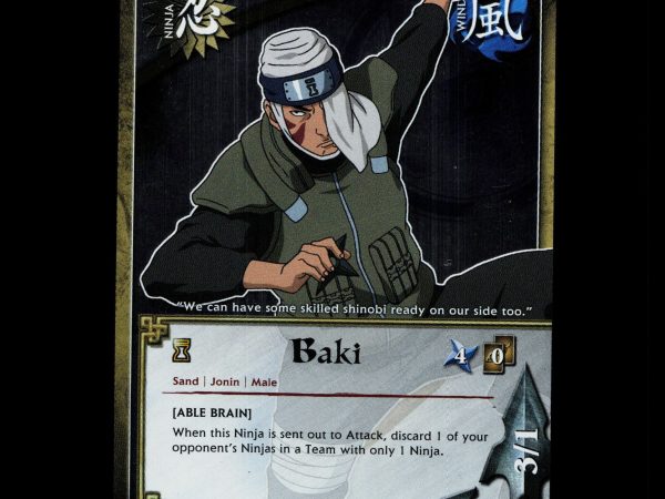 Baki - 678 - NM - 1st Edition - Foil - Naruto CCG - D4-288