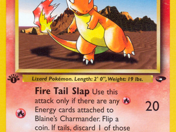 Blaine's Charmander (60/132) [Gym Challenge 1st Edition]