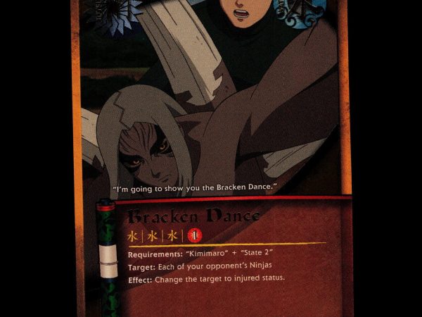 Bracken Dance - 264 - NM - 1st Edition - Foil - Naruto CCG - D4-319