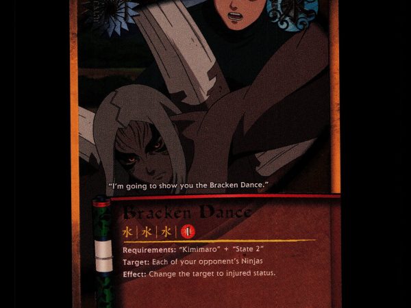 Bracken Dance - 264 - NM - 1st Edition - Foil - Naruto CCG - D4-318