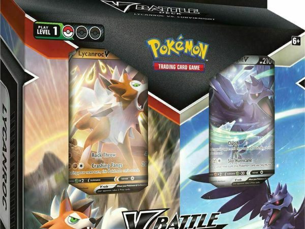 V Battle Double Deck - Preconstructed Theme Deck Display - 1 deck - Lycanroc & Corviknight