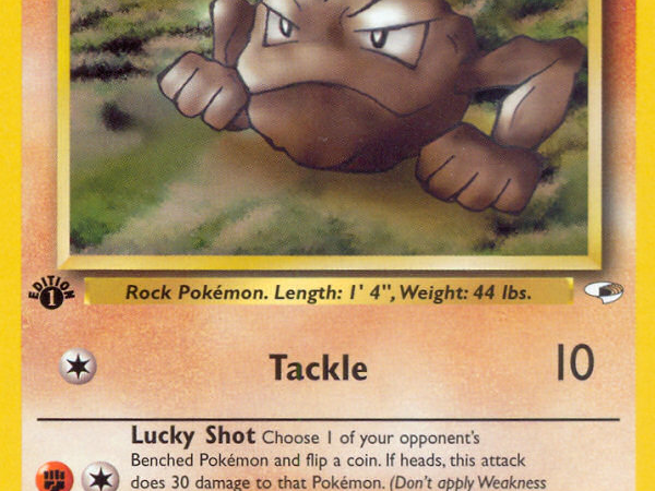 Brock's Geodude (38/132) [Gym Heroes 1st Edition]