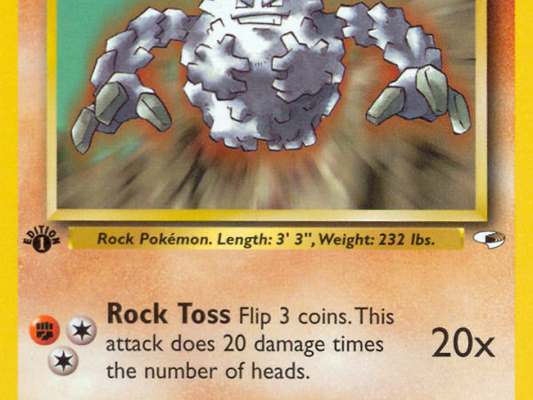 Brock's Graveler (40/132) [Gym Heroes 1st Edition]