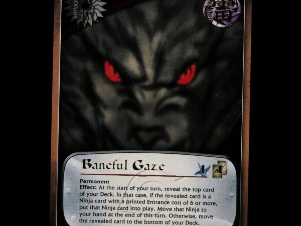 Baneful Gaze - 760 - NM - 1st Edition Foil - S21 - Naruto CCG - D4-17