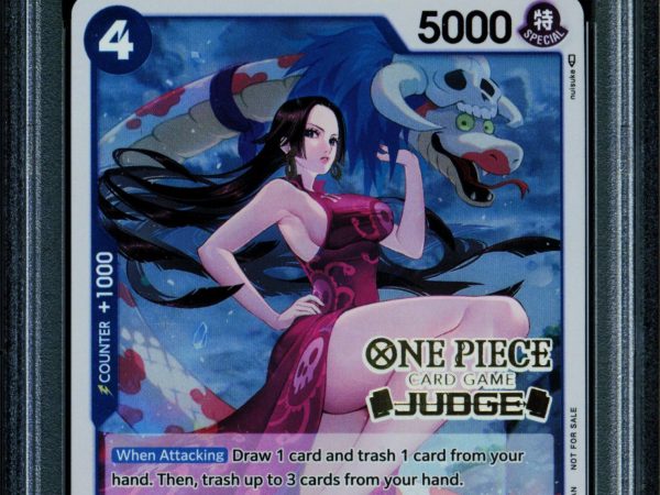 Boa Hancock - OP02-059 - PSA 10 - Judge Promo - English - One Piece - 615