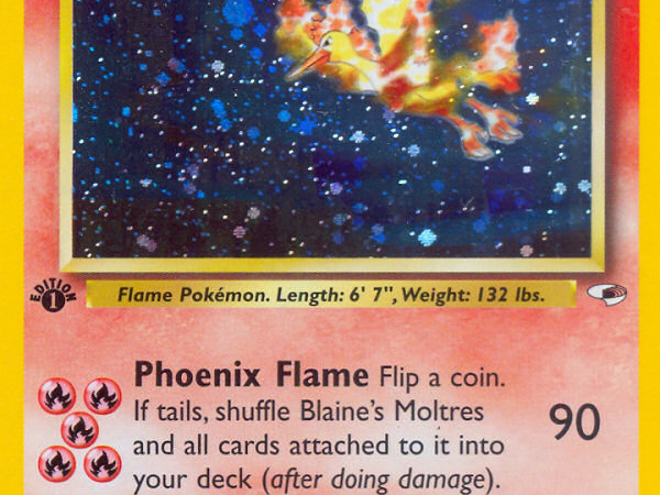 Blaine's Moltres (1/132) [Gym Heroes 1st Edition]