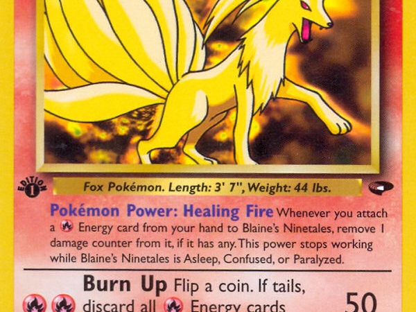 Blaine's Ninetales (21/132) [Gym Challenge 1st Edition]