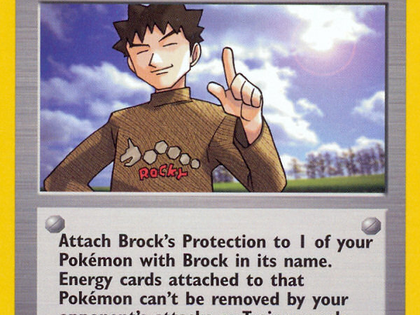 Brock's Protection (101/132) [Gym Challenge 1st Edition]