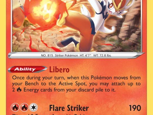 Cinderace (34/202) (Theme Deck Exclusive) [Sword & Shield: Base Set]