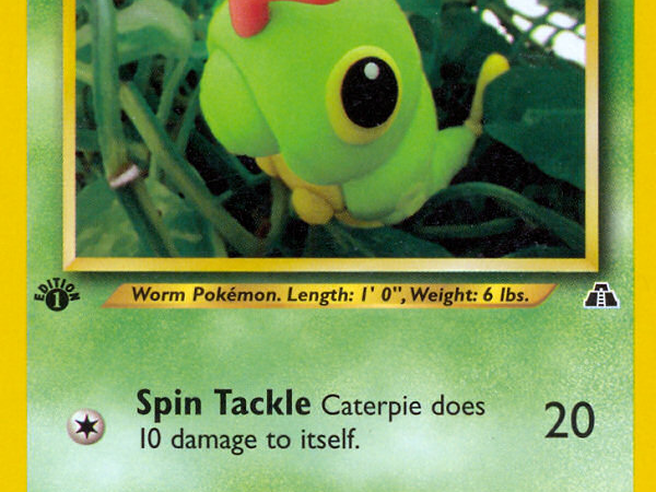 Caterpie (53/75) [Neo Discovery 1st Edition]