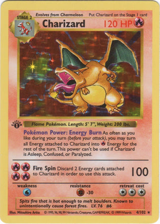 Charizard (4/102) [Base Set (Shadowless)]
