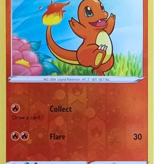 Charmander (023/185) (Reverse Cosmos Holo) [Sword & Shield: Vivid Voltage]
