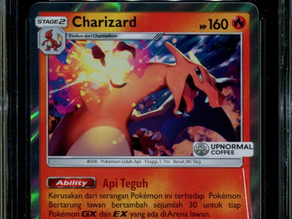 Charizard - 080/SM-P - CGC 9.5 - Sun & Moon Promos - Indonesian - Upnormal Coffee - Pokemon - 94129