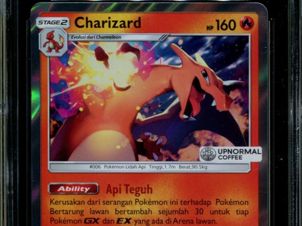 Charizard - 080/SM-P - CGC 10 - Sun & Moon Promos - Indonesian - Upnormal Coffee - Pokemon - 94127