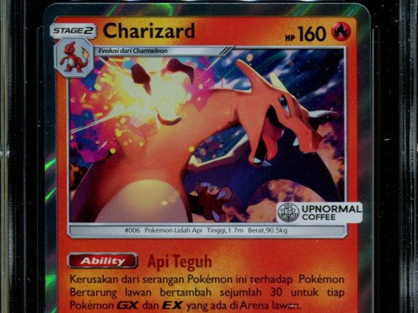 Charizard - 080/SM-P - CGC 10 - Sun & Moon Promos - Indonesian - Upnormal Coffee - Pokemon - 94135