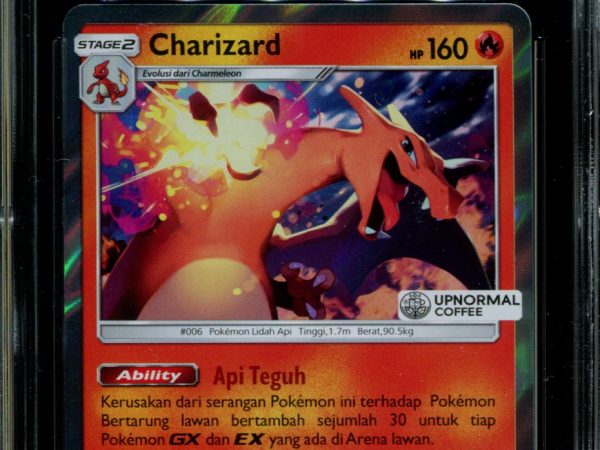 Charizard - 080/SM-P - CGC 9.5 - Sun & Moon Promos - Indonesian - Upnormal Coffee - Pokemon - 94132
