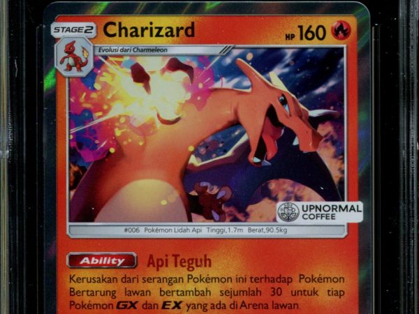 Charizard - 080/SM-P - CGC 10 - Sun & Moon Promos - Indonesian - Upnormal Coffee - Pokemon - 94136