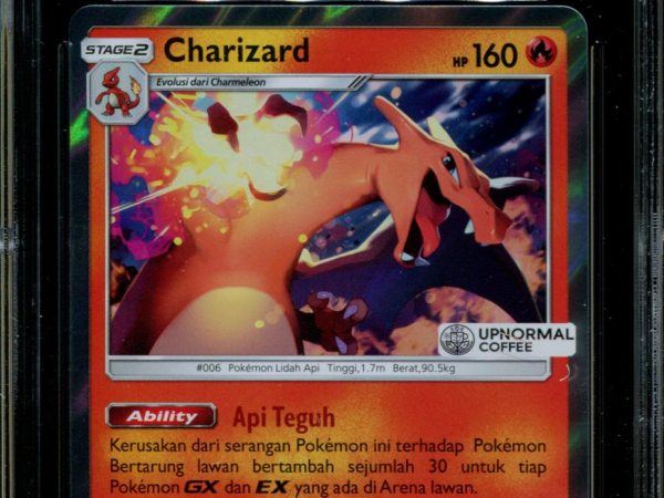 Charizard - 080/SM-P - CGC 10 - Sun & Moon Promos - Indonesian - Upnormal Coffee - Pokemon - 94128