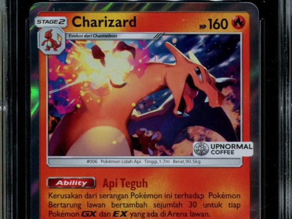 Charizard - 080/SM-P - CGC 10 - Sun & Moon Promos - Indonesian - Upnormal Coffee - Pokemon - 94134