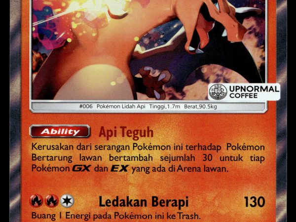 Charizard - 080/SM-P - NM - Indonesian - Upnormal Coffee - Promo - Pokemon - A1-81