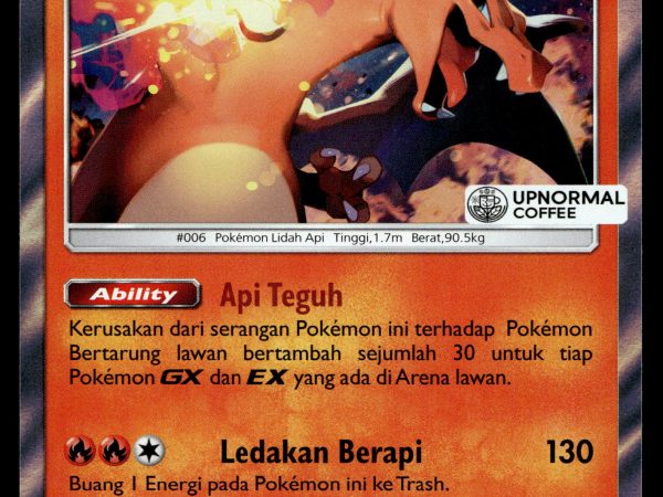 Charizard - 080/SM-P - NM - Indonesian - Upnormal Coffee - Promo - Pokemon - A1-83