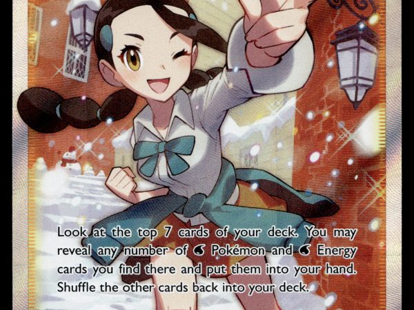Candice - 189/195 - NM - Full Art - Silver Tempest - Pokemon - A5-49
